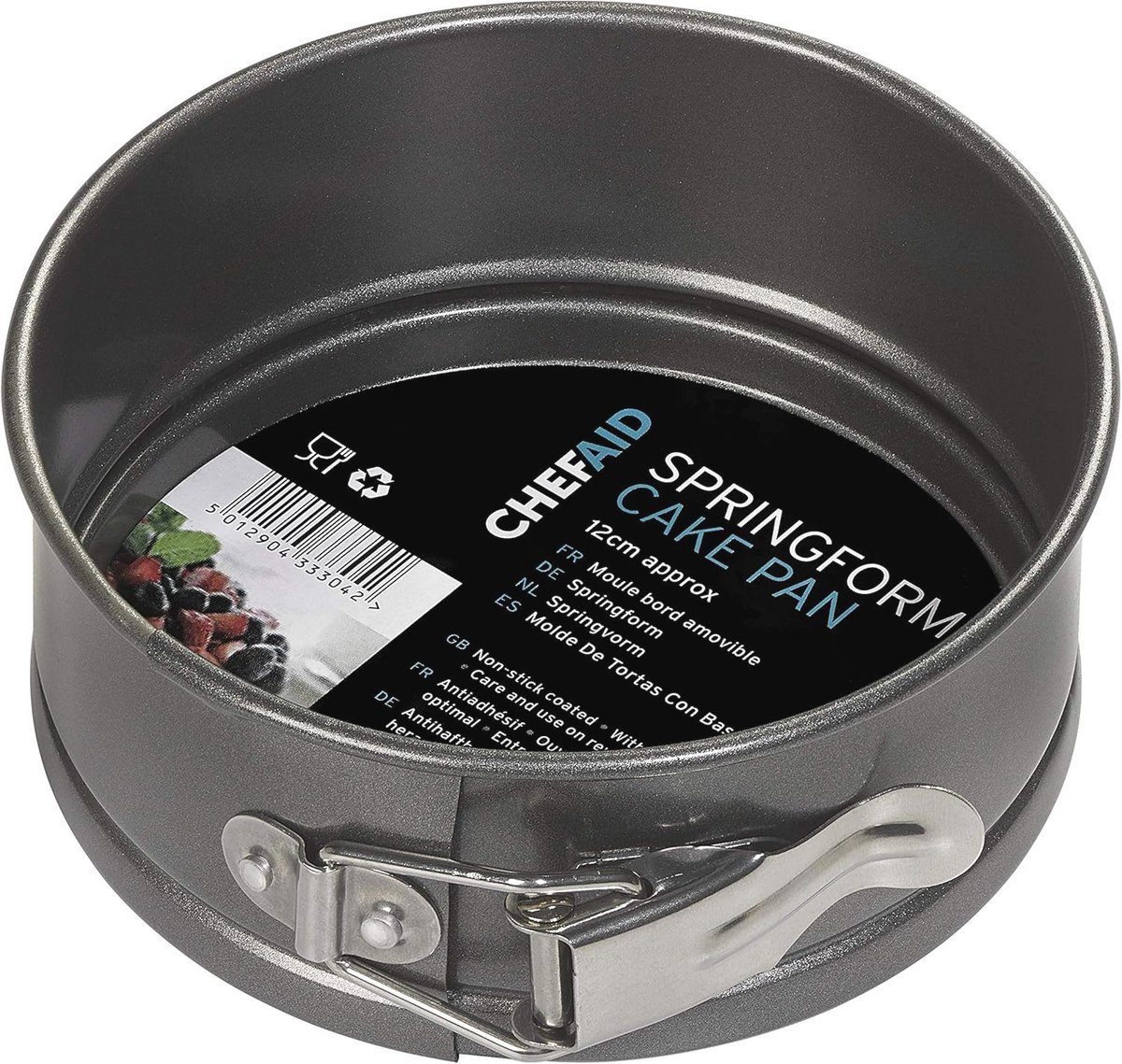 Ronde Springvorm 12cm - Anti-aanbak, Afneembare Bodem, Vaatwasser- en Vriezerbestendig