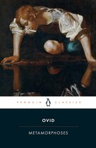 Couverture du livre "Les Métamorphoses" d'Ovide, montrant une peinture de Narcisse au bord de l'eau.