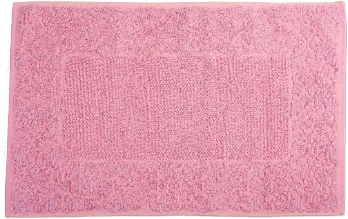 Sneldrogende badmat 40 x 60 cm - Machinewasbare badmatten voor badkamer - Waterabsorberend en duurzaam tapijt - Elegant reliëf ontwerp