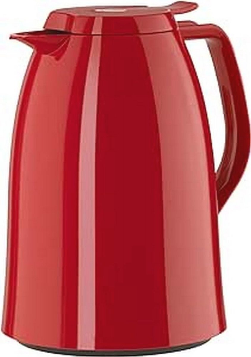 Thermoskan 1 liter met Quick Tip-sluiting - 12 uur warm/24 uur koud, hoogglanzend rood