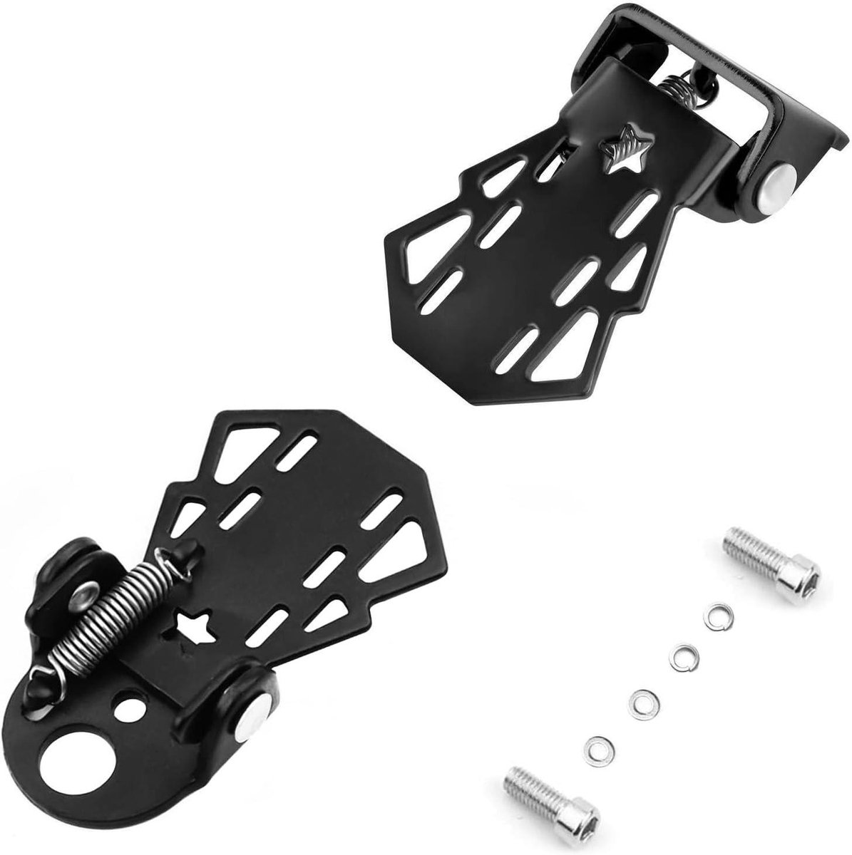 Allecta - Fietspedalen voor mountainbikes en fietsen - Opvouwbare antislip steun voor universeel gebruik