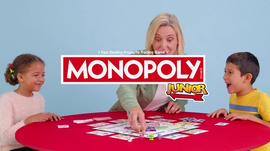 Monopoly Junior-bordspel, 2 spellen in 1