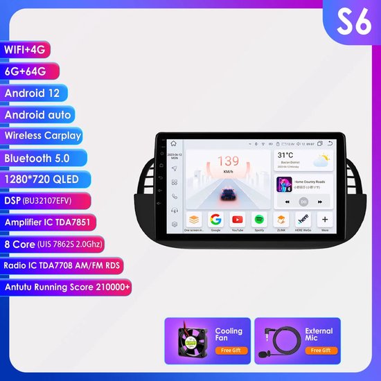Aramox Autoradio 9,7 Inch – Bluetooth, Navigatie En Touchscreen Voor Chevrolet Cruze J300 (2008-2014)