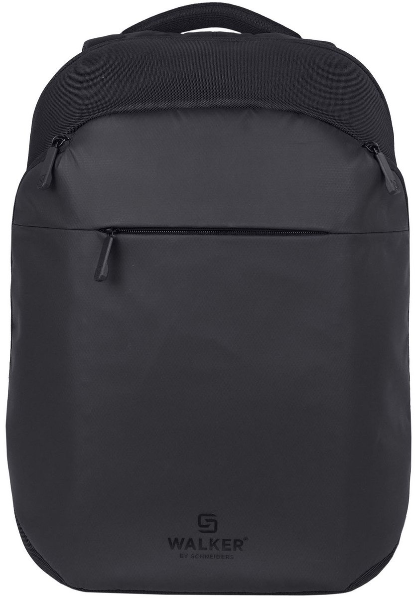 Walker laptop rugzak rugzak met laptopvak Decent Ceo Backpack 28L Black Coated zwart