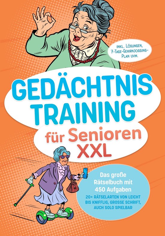 Gedächtnistraining für Senioren XXL: Das große Rätselbuc ... - cover