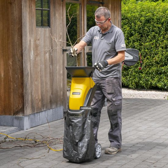 Powerplus - Garden Economy - POWEG6421 - Geborsteld - Hakselaar - 2500W van Powerplus — afbeelding 4