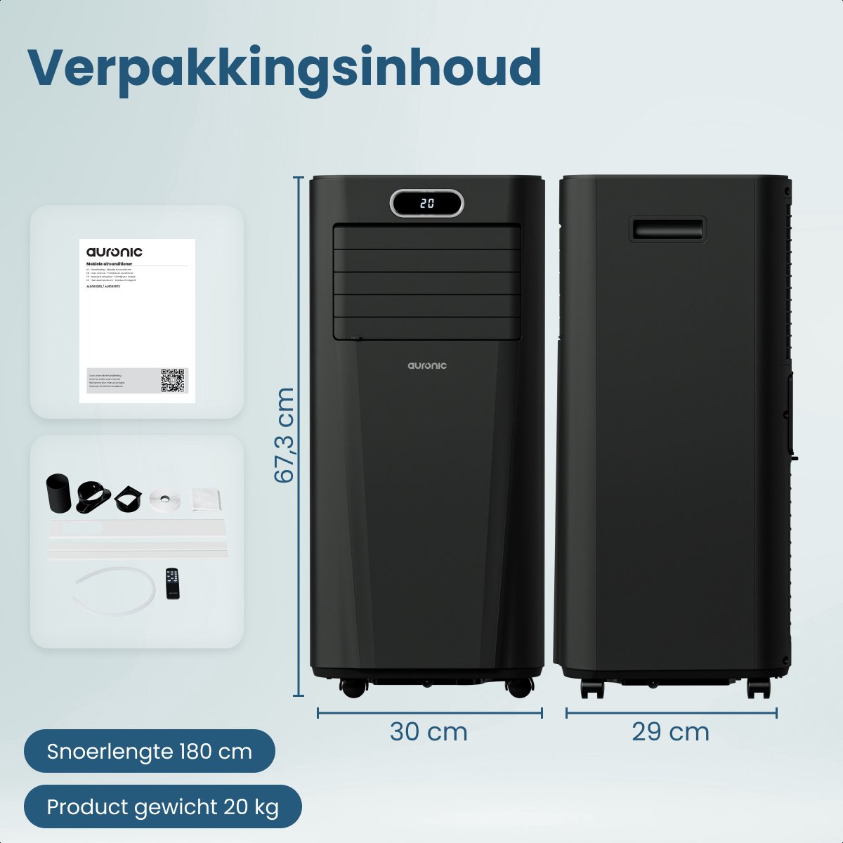 Auronic Mobiele Airco 7.000 BTU thumbnail 8