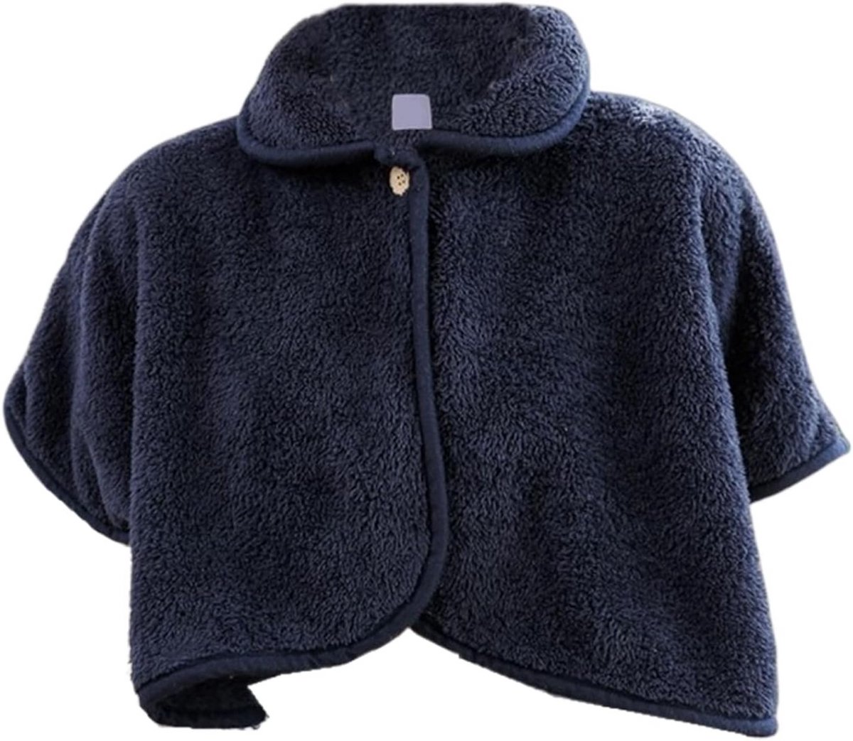 Extra Zachte Sherpa Flanellen Cape Sjaal Draagdeken voor Dames - Warme Fleece Poncho voor Winter en Herfst