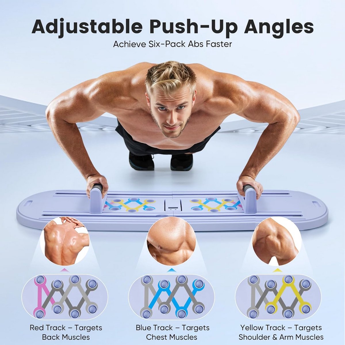 Opvouwbare Pilates Reformer 5-in-1 met - afbeelding 2