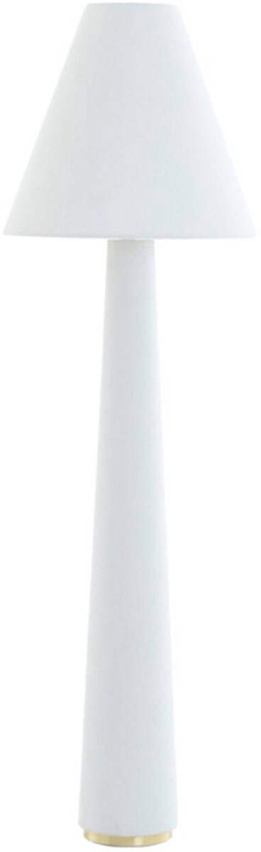 Light & Living Vloerlamp Devia Bouclé, 168cm - Wit