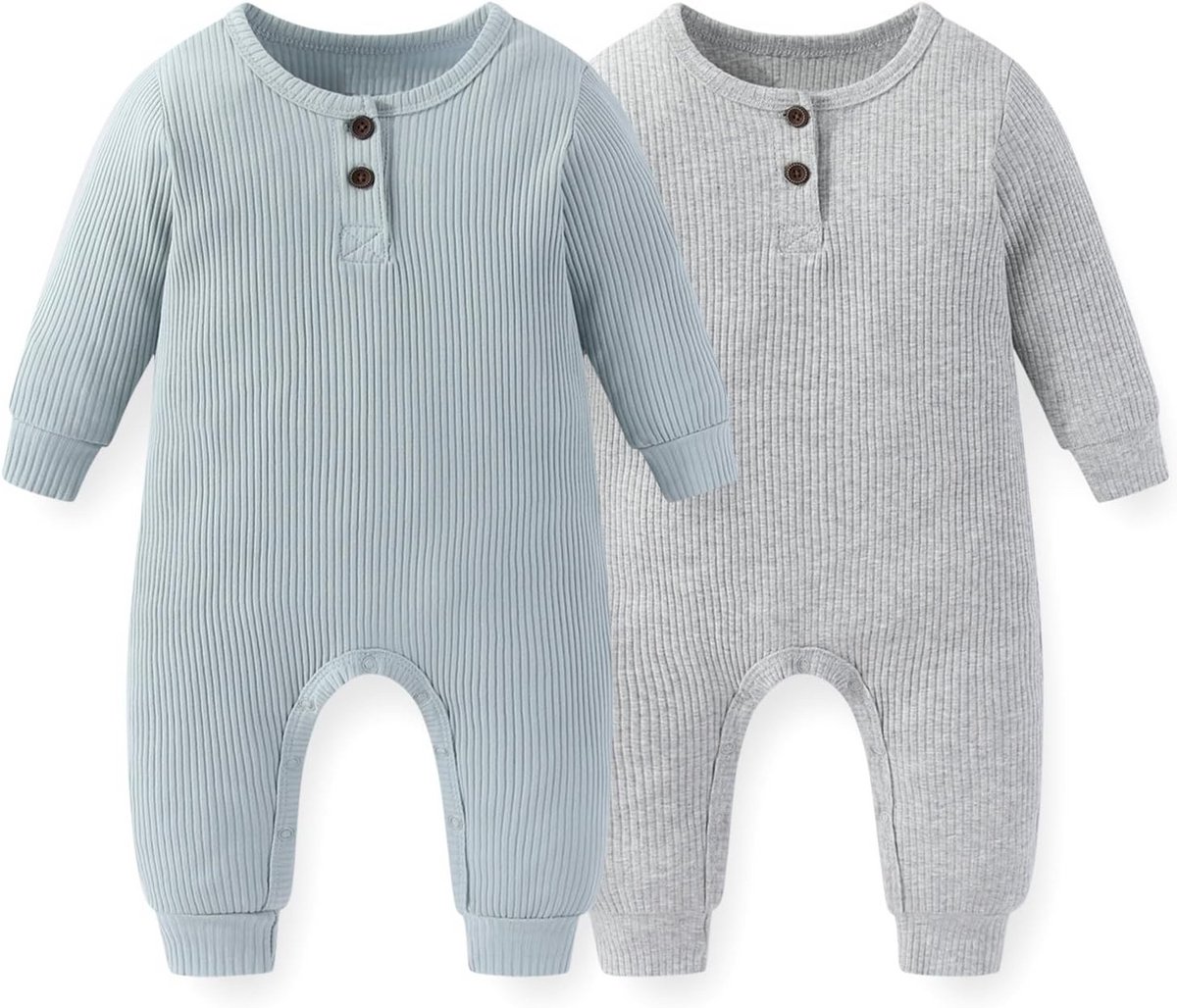 Uniseks pasgeboren kledingset met lange mouwen voor baby's 0-24 maanden