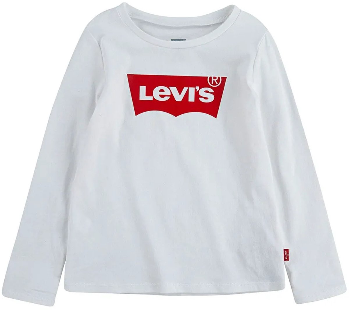 Levi´s ® Kids Batwing T-shirt Met Lange Mouwen 12 Years Kinderen Wit