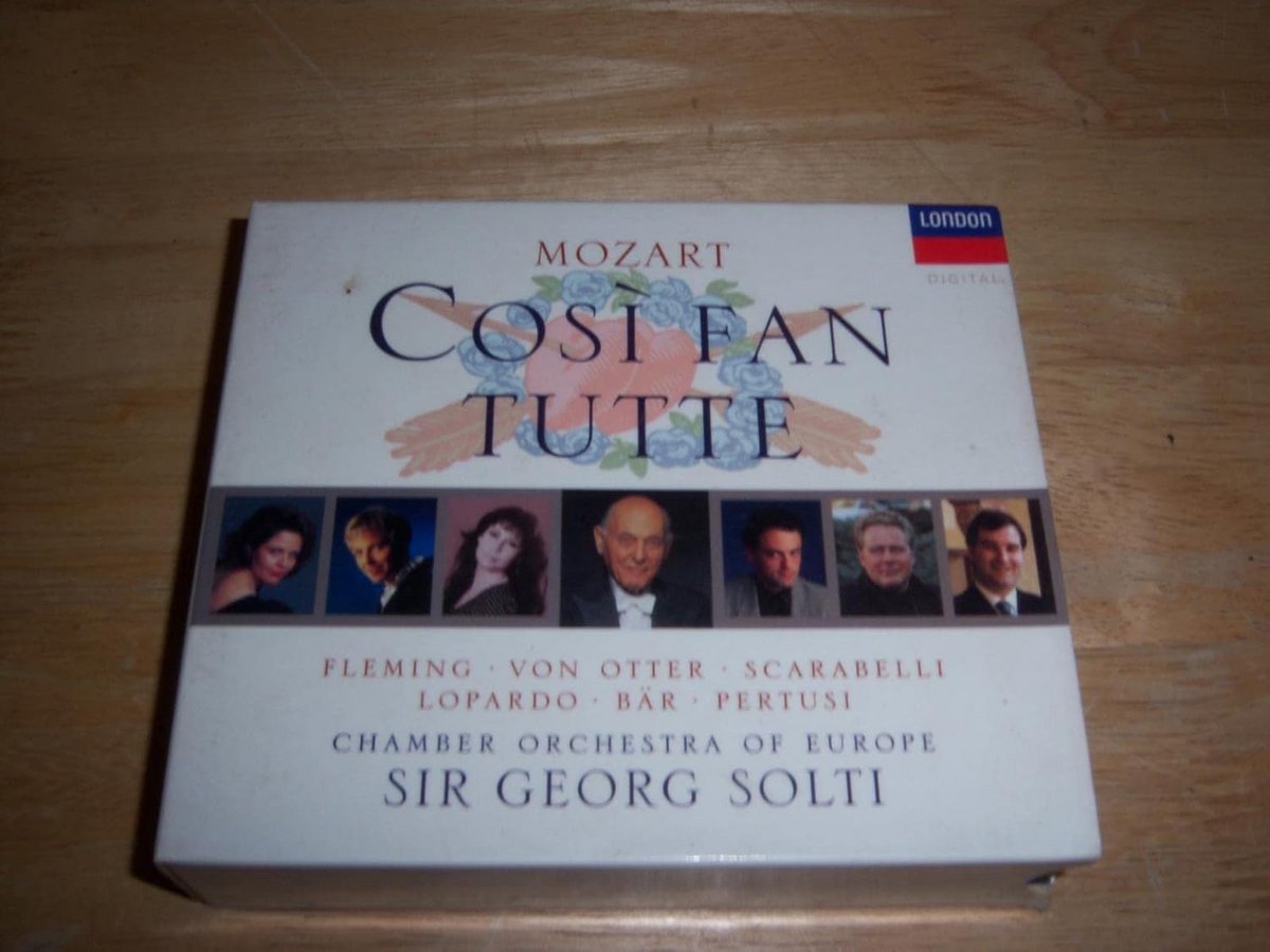Mozart Cosi Fan Tutte Klassieke Opera Muziek