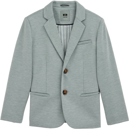 mintgreen Jongens blazer, Kid V-hals Bruiloft Regular Fit Jasje, 7-14 jaar