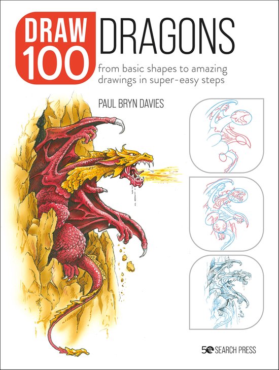 Draw 100: Dragons - cover