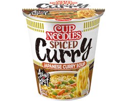 Nissin Instant Cupnoedels Kerrie 8 x 67 g