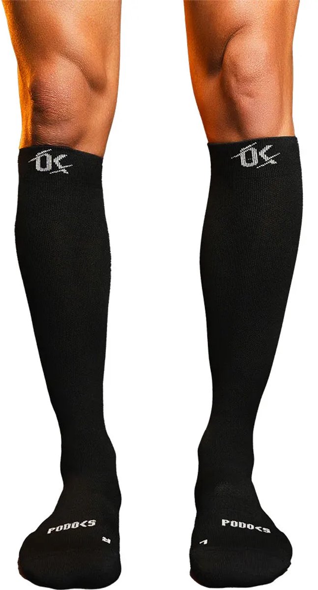 Podoks Confort H6 Tired Legs Lange Sokken Zwart EU 39-41