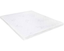 Matrastopper | Topmatras 7 cm gelschuim 180x200 cm