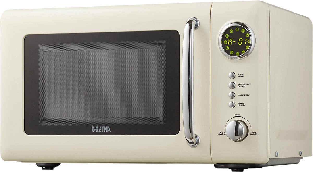 ETNA SMV620BEI Retro Magnetron - 20 liter - Compact, Stijlvol en Efficiënt met 12 Automatische Programma's — afbeelding 5
