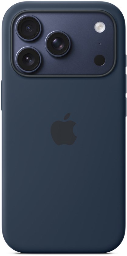 Coque en silicone avec MagSafe pour iPhone 17 Pro Max – Minuit