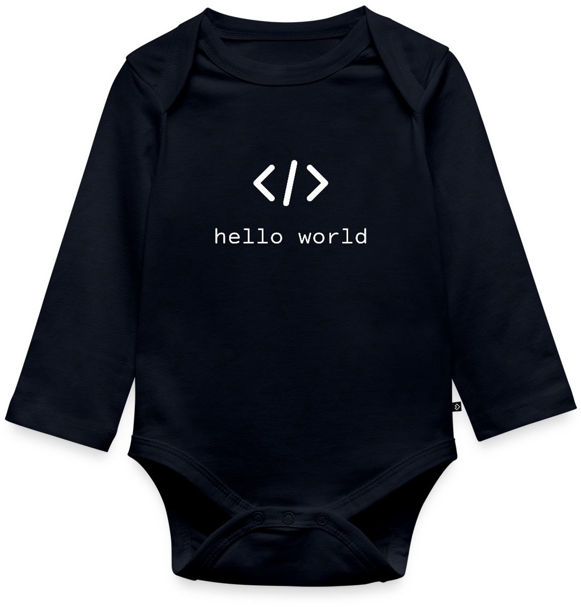 Hello World Programmeurs Baby Rompertje Met Lange Mouwen