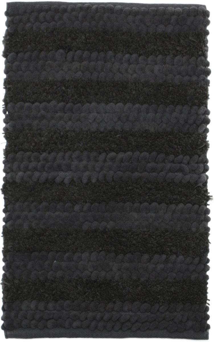 Heckettlane Badmat Roberto - Badkamermat - Bidetmat - Antislip tapijt - 60x100 cm - Antraciet