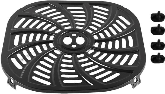 Airfryer Grillpan Anti-aanbak Airfryer Vervangende Onderdelen Rekbak Crisper Plaat Grillplaat