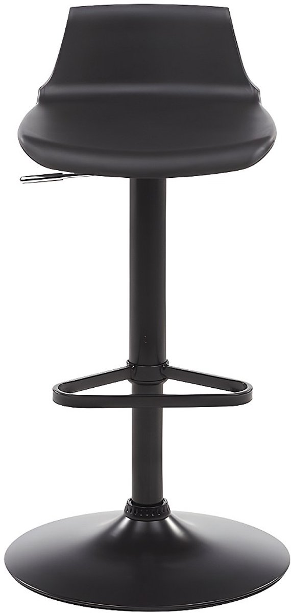 Vente-unique Set van 2 barkrukken CALAS - Polypropyleen - Zwart L 45 cm x H 95 cm x D 45 cm