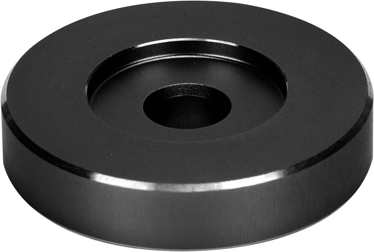 Cosensi - Draaitafel met 45 RPM snelheid en grammofoonplaataccessoires, inclusief platenadapter voor 7 inch vinyl - Zwart