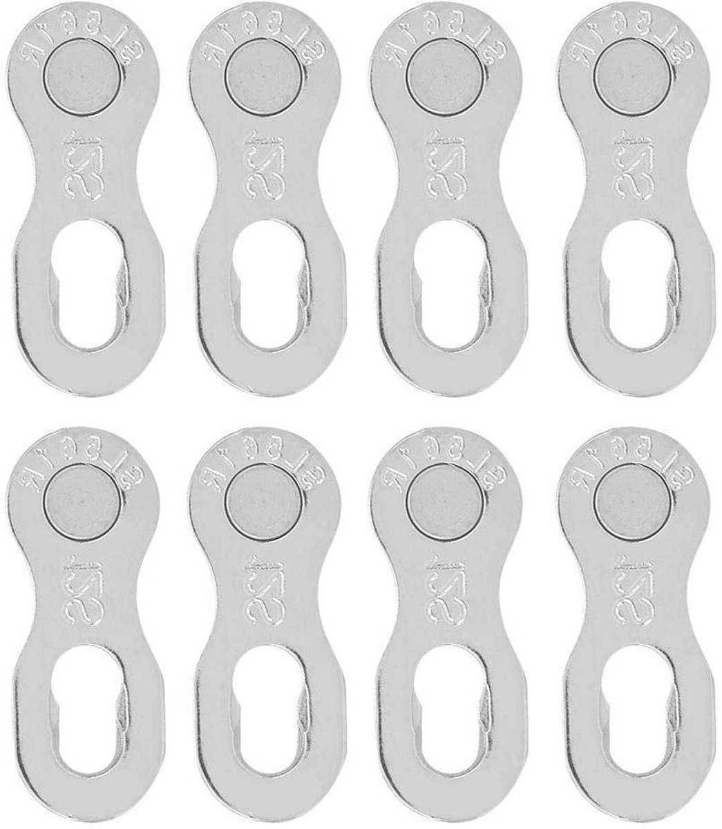 Fietskettingschakel 12-voudig - Staal - Set van 4 - Fietsaccessoires