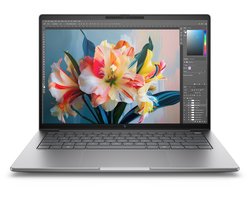 HP ZBook 8 G1i Data Science Intel Core Ultra 9 285H Mobiel werkstation 35,6 cm (14") WUXGA 32 GB DDR5-SDRAM 1 TB SSD NVIDIA RTX 500 Ada Wi-Fi 7 (802.11be) Windows 11 Pro AI Workstation, AI PC Zilver