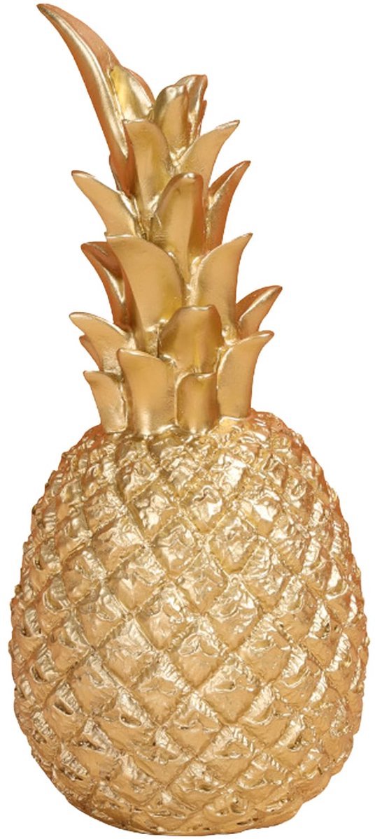 Stunq® Decoratieve Ananas Standbeeld - Goud, Wit, Zwart - 14/18/23cm