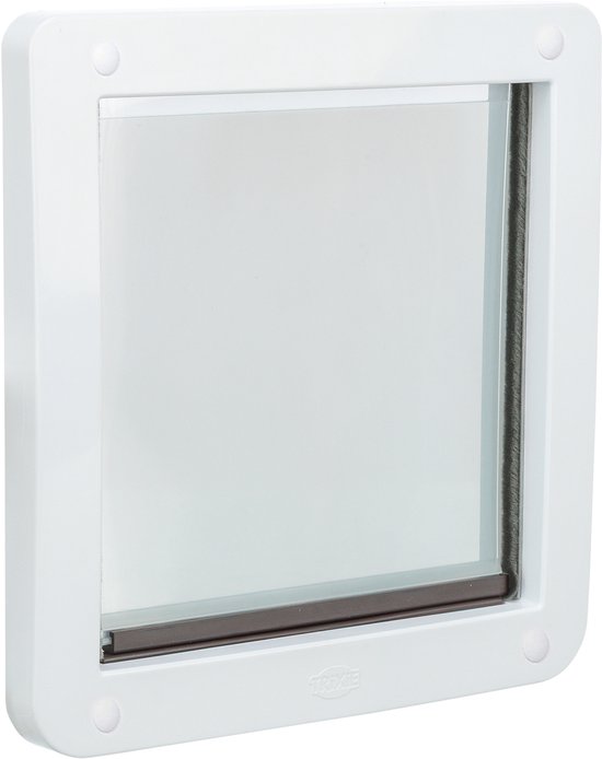 Trixie 2-weg Hondenluik - Kunststof - Wit - M-XL - 39 x 45 cm