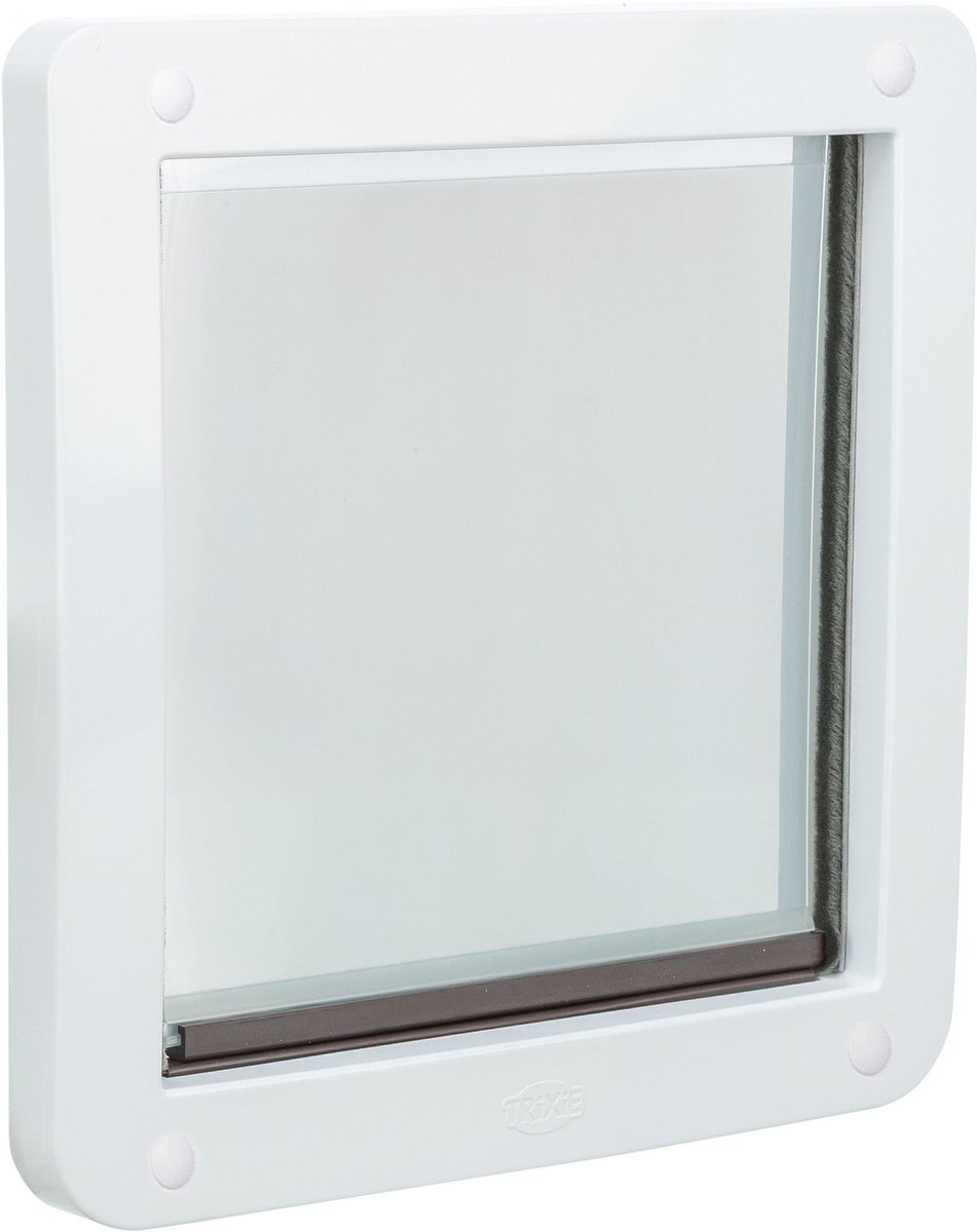 Bol.com Trixie - 2-Weg Hondenluik - Wit - M-XL - 39X45 cm aanbieding