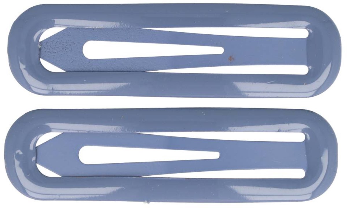 Haarsoires Haarspeld Klikklak 7cm - Epoxy - Blauw - Set van 2 - Haarclip Speldjes - Makkelijk in Gebruik - Haaraccessoires voor Volwassenen & Kinderen - Hair Clip - Decoratieve Haaraccessoire