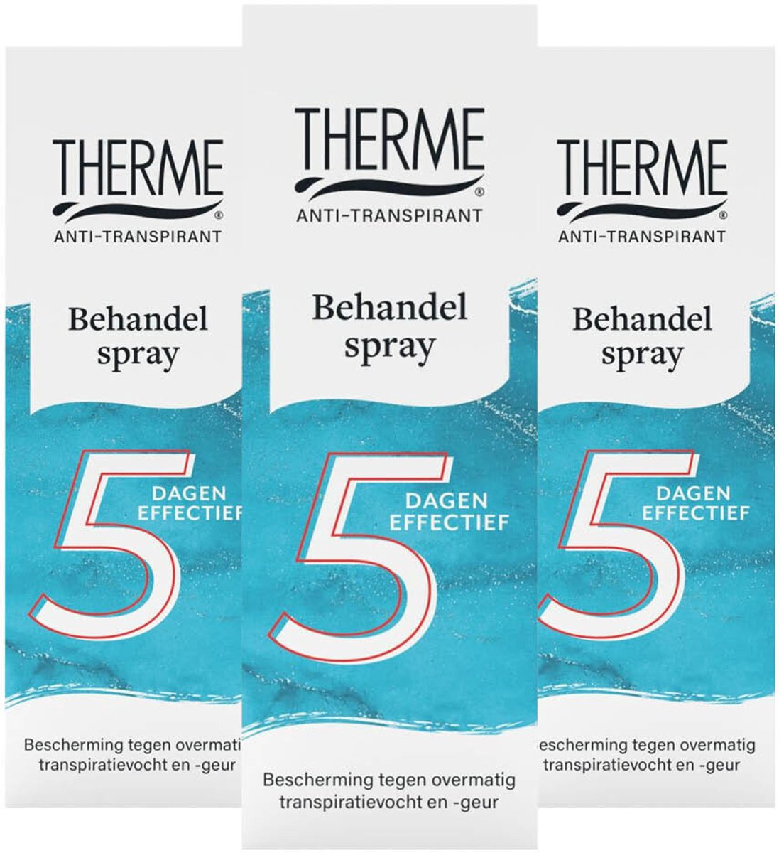 Therme Anti-Transpirant Behandelspray - 3 x 25 ml - Voordeelverpakking