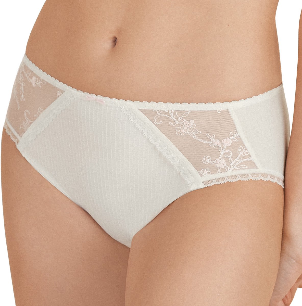 Conturelle Mille Fleurs Taille Slip 0813840 710 Cream - maat 50