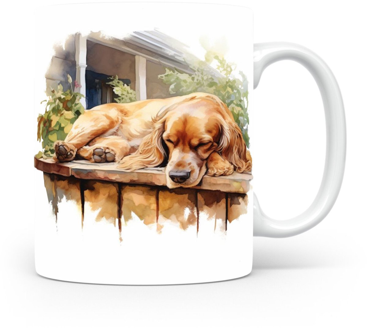 Mok Cocker spaniel Beker voor koffie of tas voor thee, cadeau voor dierenliefhebbers, moeder, vader, collega, vriend, vriendin, kantoor, opa, oma, hond, kerst, sinterklaas, verjaardag