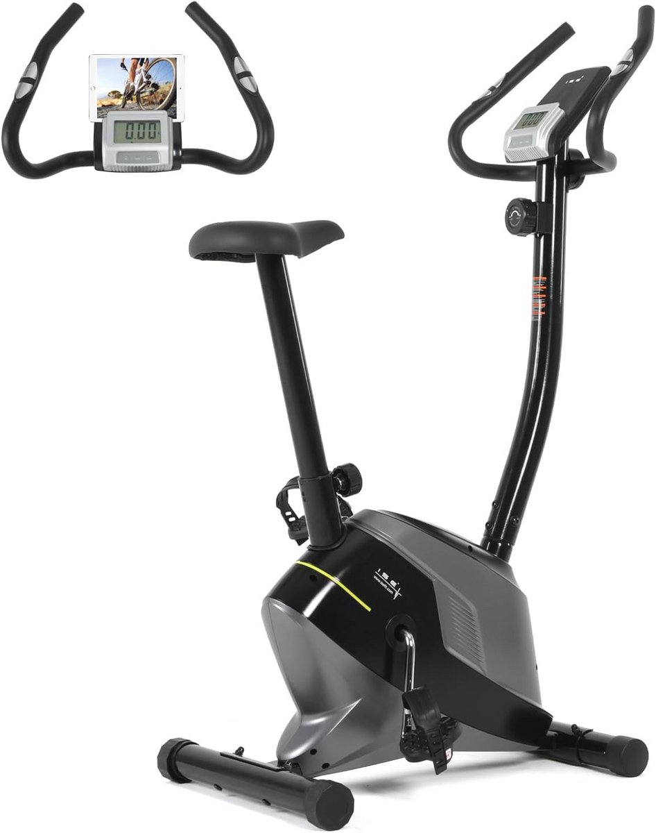 Magnetische Hometrainer met LCD Monitor - Verstelbare Zithoogte en 8 Weerstandsniveaus