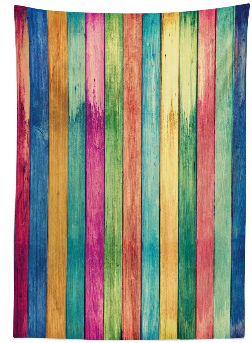 ABAKUHAUS Tafelkleed – Boomhuis 140x240 cm – Satijnmix, Wasbaar, Licht karamelkleur