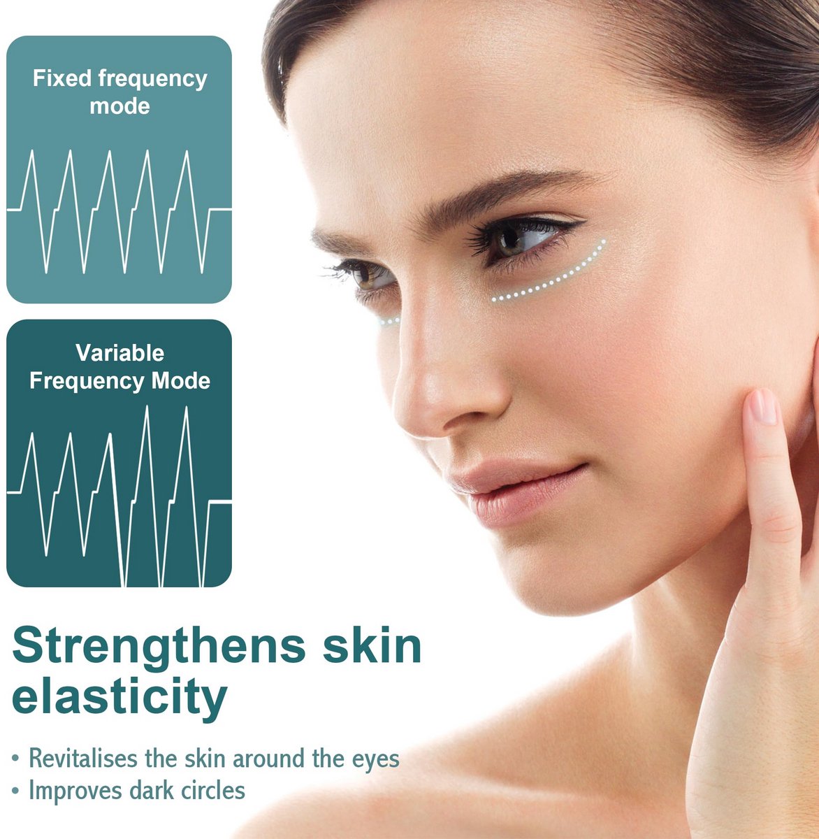 Anti-Rimpel Oogmassage Bril Draadloos met Rood Licht - afbeelding 3