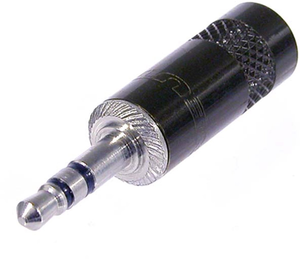 Stereoconnector 3.5 mm Male Metaal Zwart