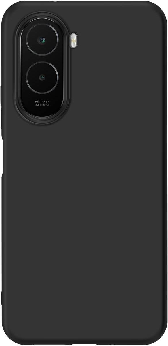 Mayaxess, Coque en Silicone pour Xiaomi Poco M7 4G Conception Souple et Fine, Zwart