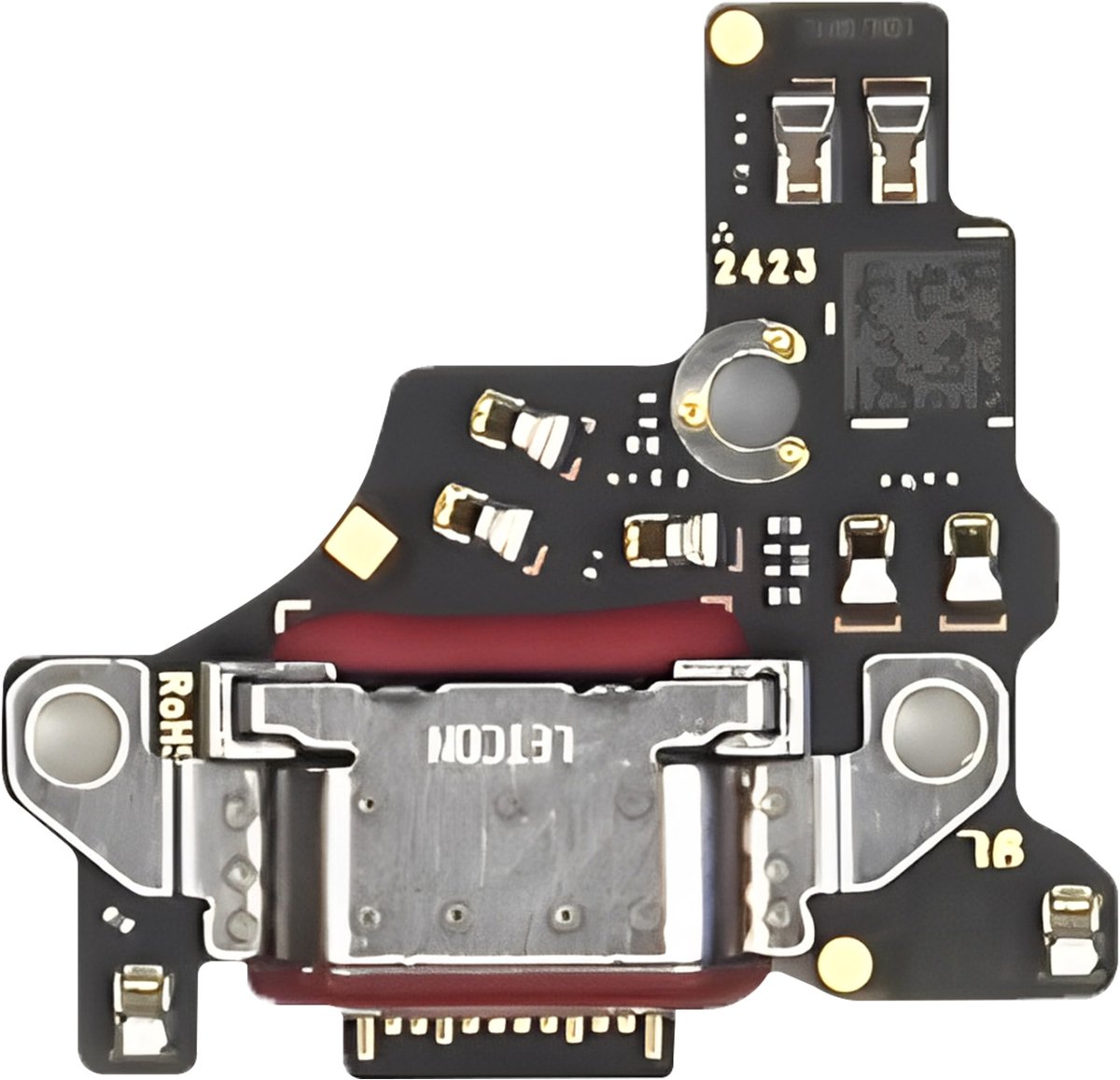 Motorola, USB-C oplaadconnector voor Motorola Edge 50 Fusion, Zwart