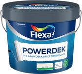 Flexa - Powerdek Muren & Plafonds - Gebroken Wit / Ral 9010 - 2,5 L