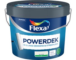 Flexa - Powerdek Muren & Plafonds - Gebroken Wit / Ral 9010 - 2,5 L