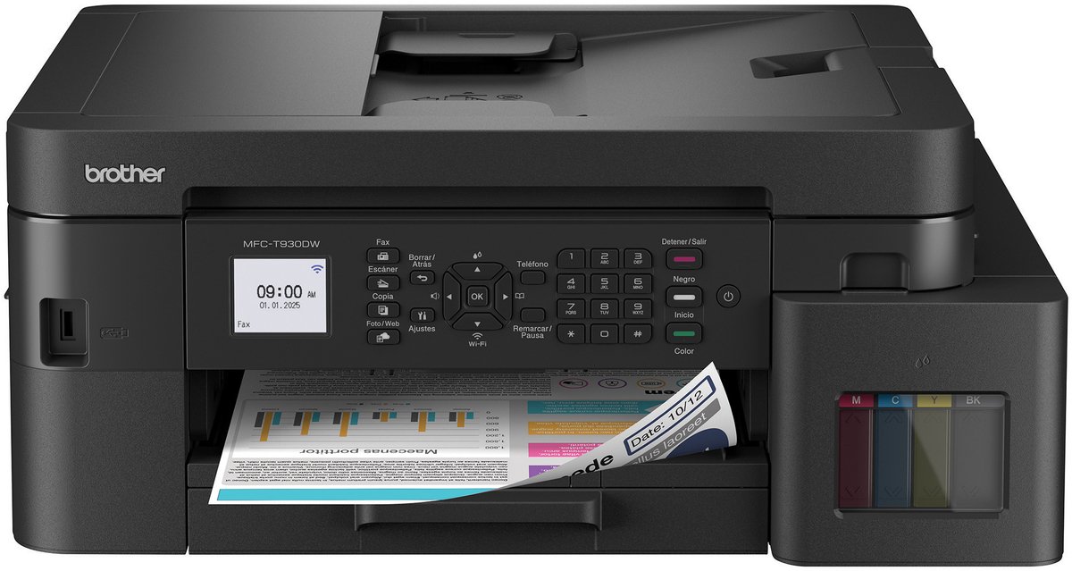 Brother MFC-T930DW - Multifunctionele Printer - Inkjet - Draadloos - Automatisch Dubbelzijdig