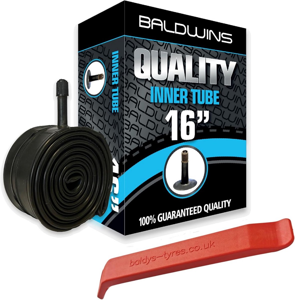 Binnenband Fiets 16 Inch met 40mm Schrader Ventiel - Geschikt voor 16" x 1-3/8"