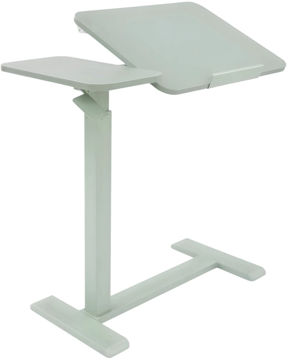 Happiq Laptoptafel - Bijzettafel - Bedtafel - Banktafel- Voor gebruik aan bed of kantoor - Verstelbaar - Groen