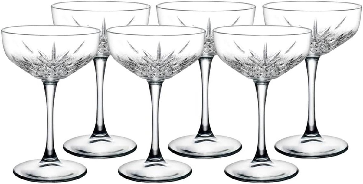 Set van 4 Champagneglazen Timeless - Perfect voor Feestelijke Gelegenheden